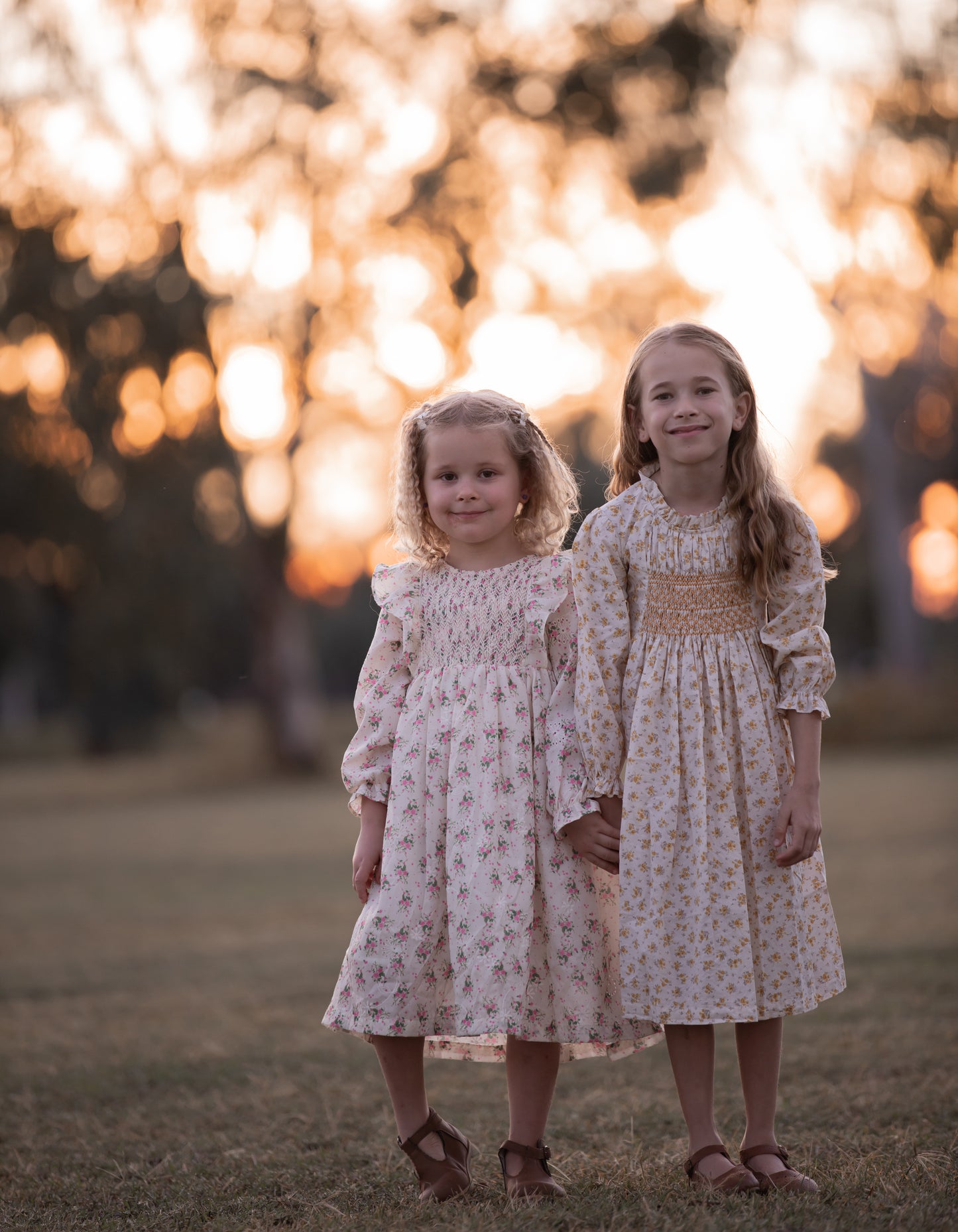 Rosy Blush Smocked Dress