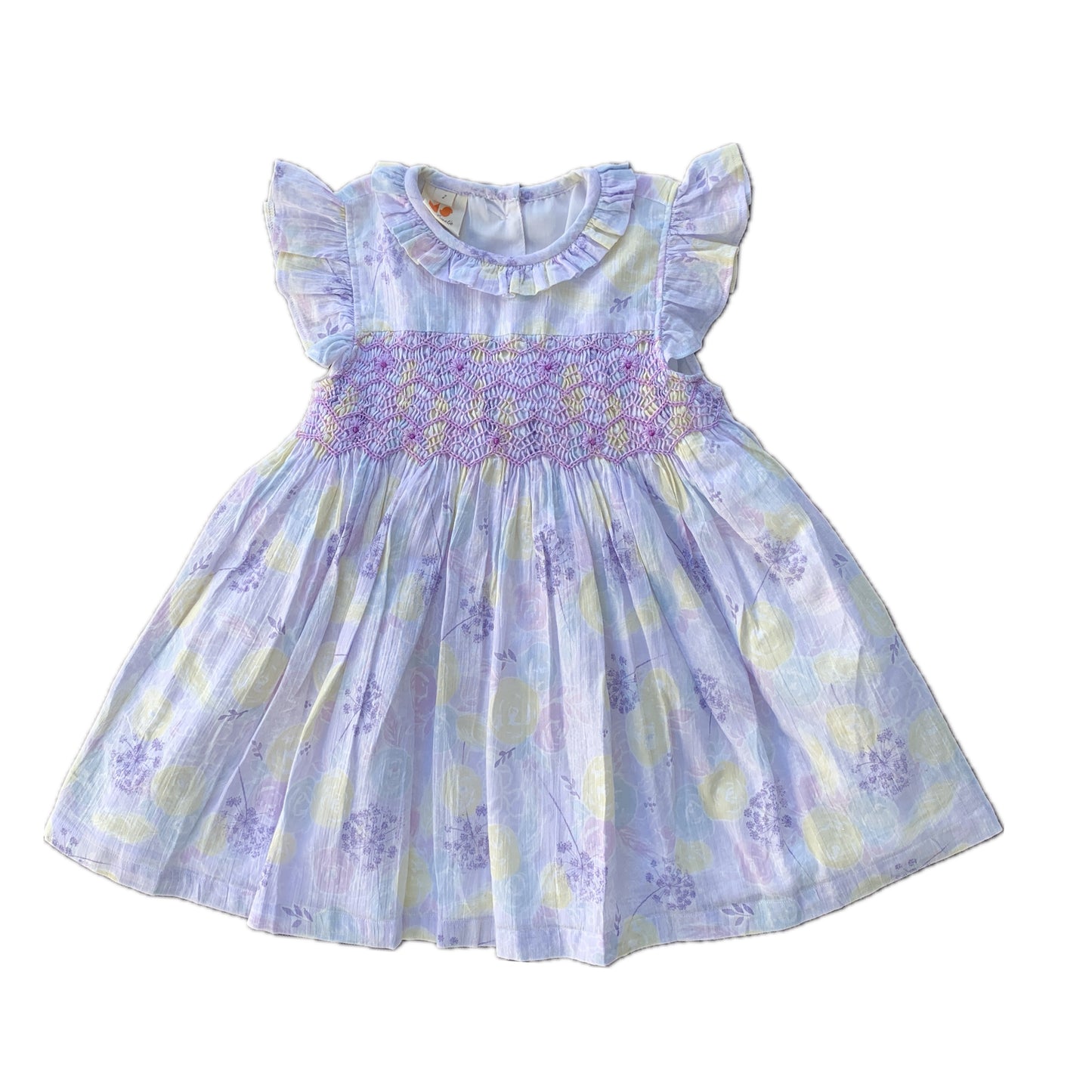 Buttercup Lavender Smocked Dress