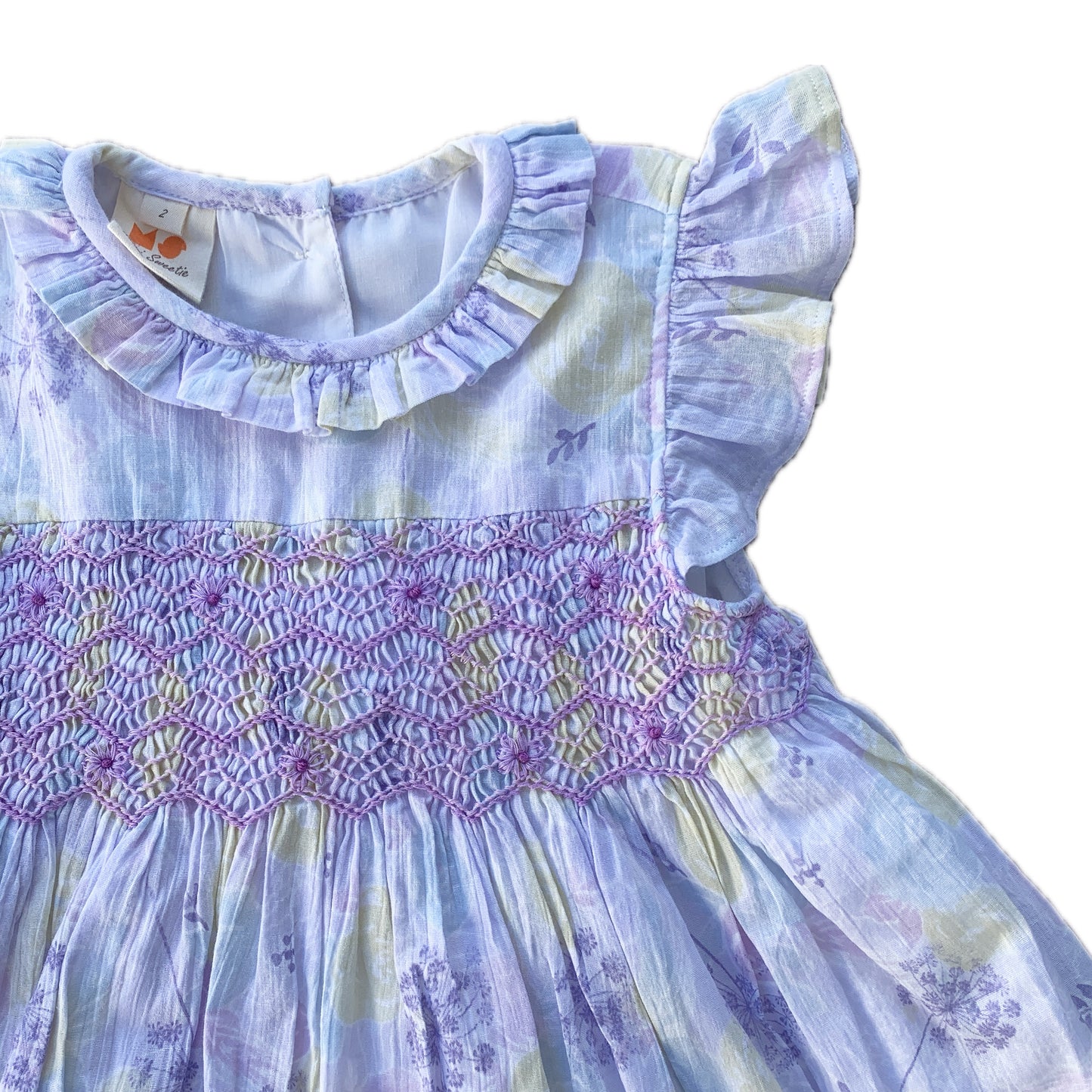 Buttercup Lavender Smocked Dress