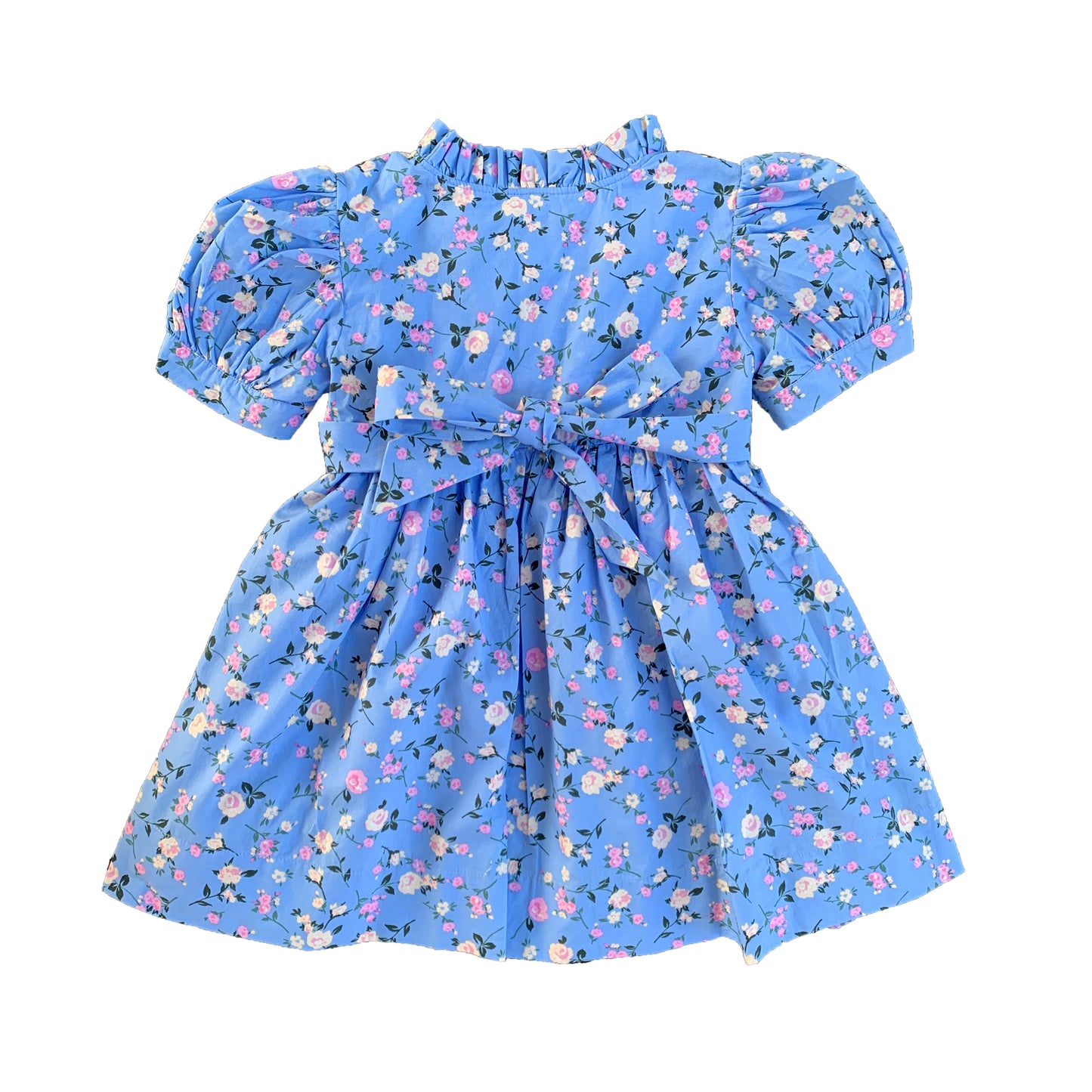 Cerulean Rose Smocked Dress