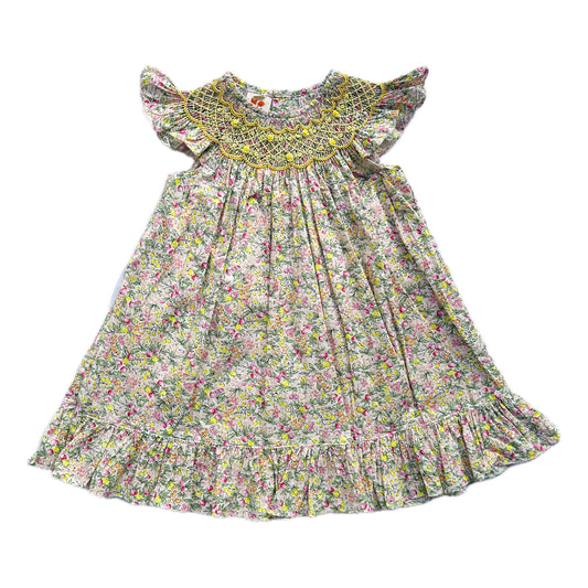 Golden Orchard Smocked Dress