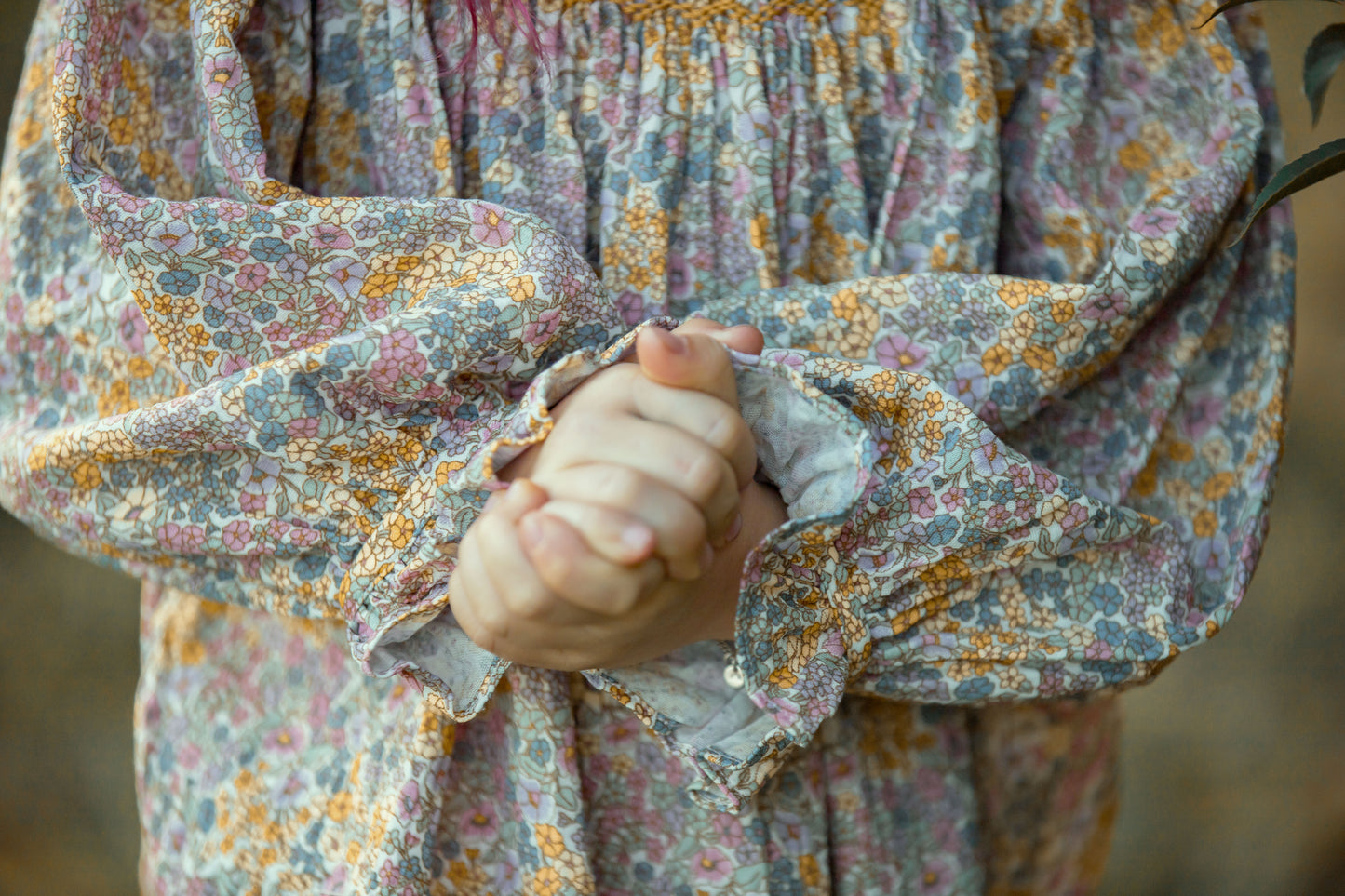 Marigold Whisper Smocked Dress