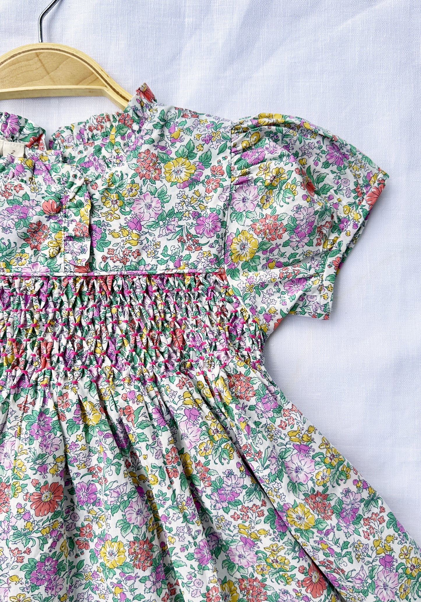 Petite Meadow Smocked Dress