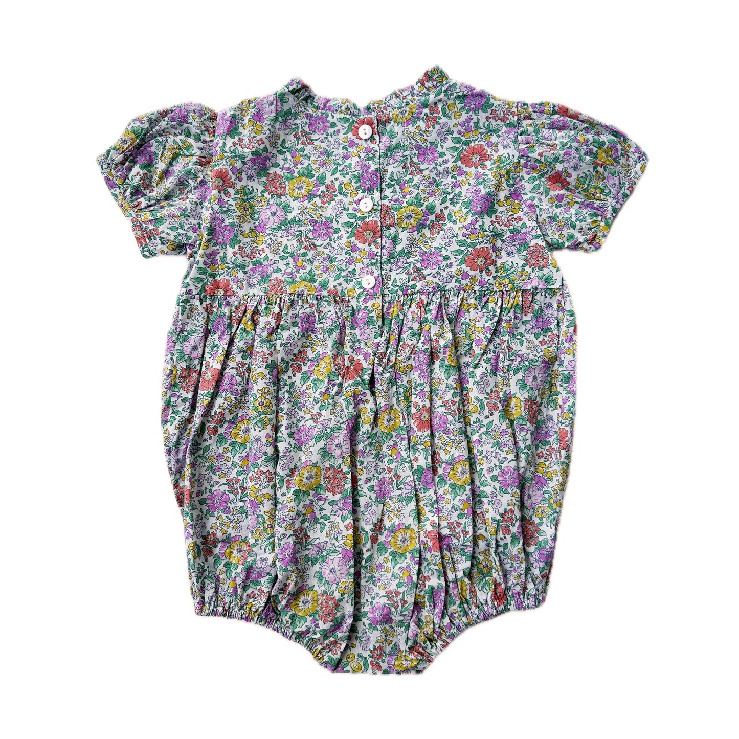 Petite Meadow Smocked Romper