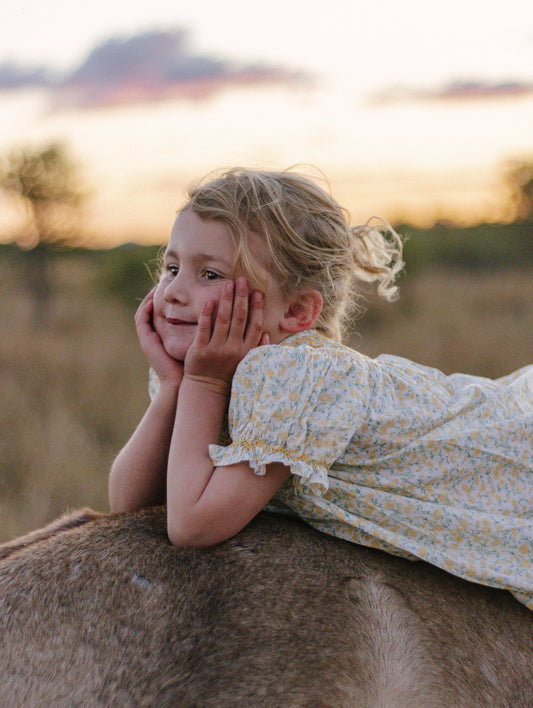 Sunny Bloom Smocked Dress
