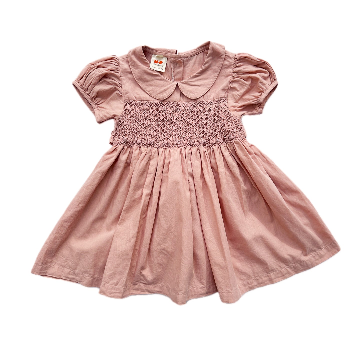 Rosewood Elegance Smocked Dress