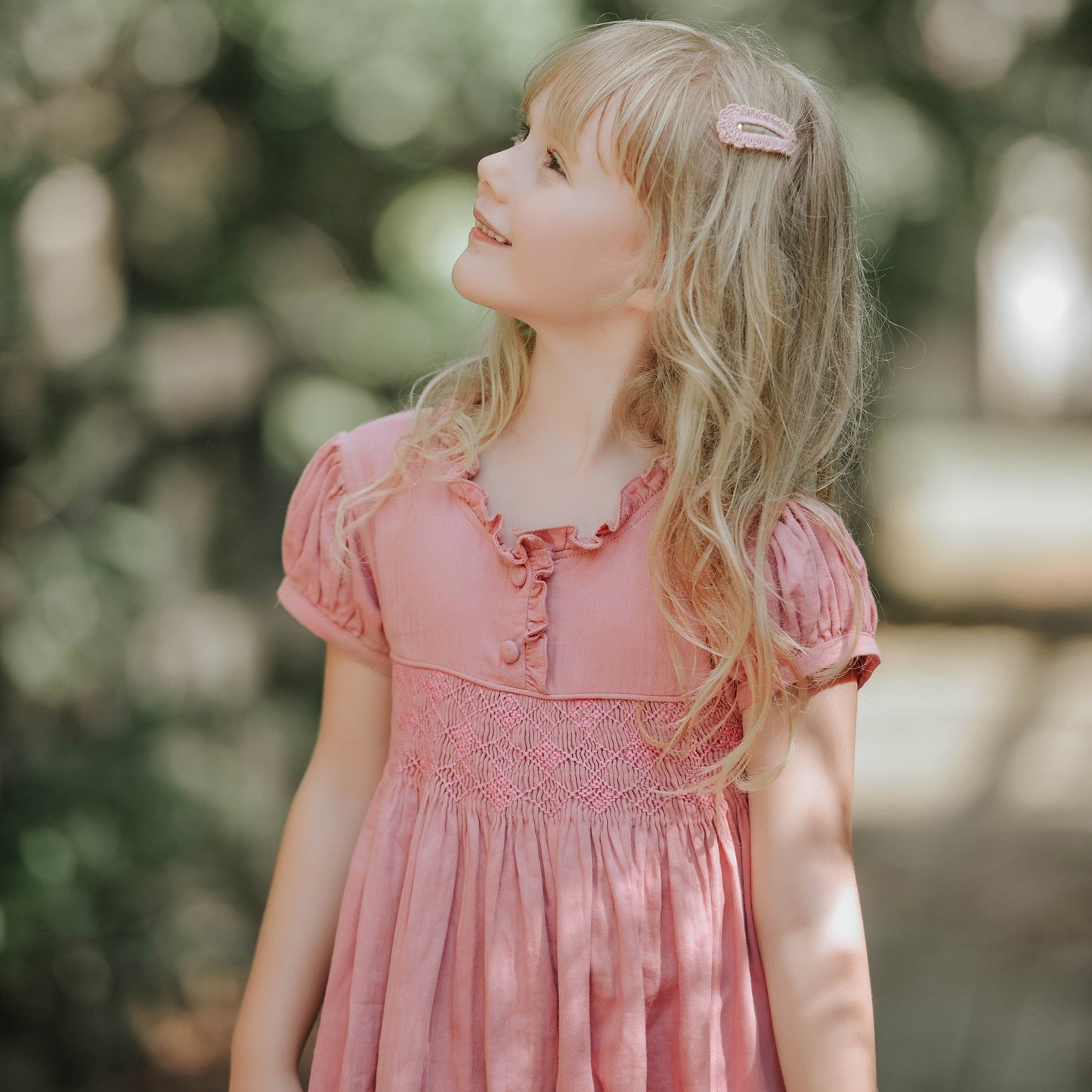 Rosewood classic smocked dress