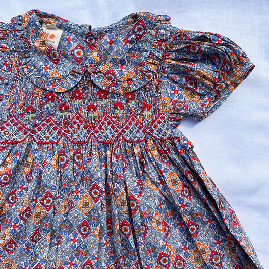 Summer Carnival Smocked Dress