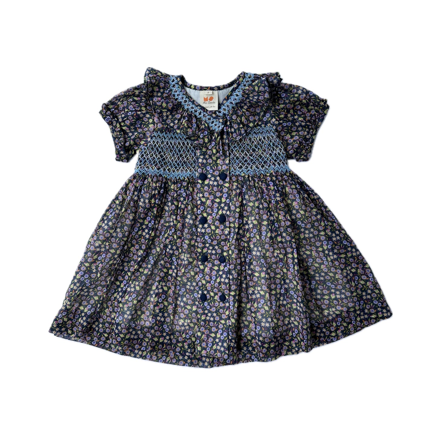 Twilight Petals Smocked Dress