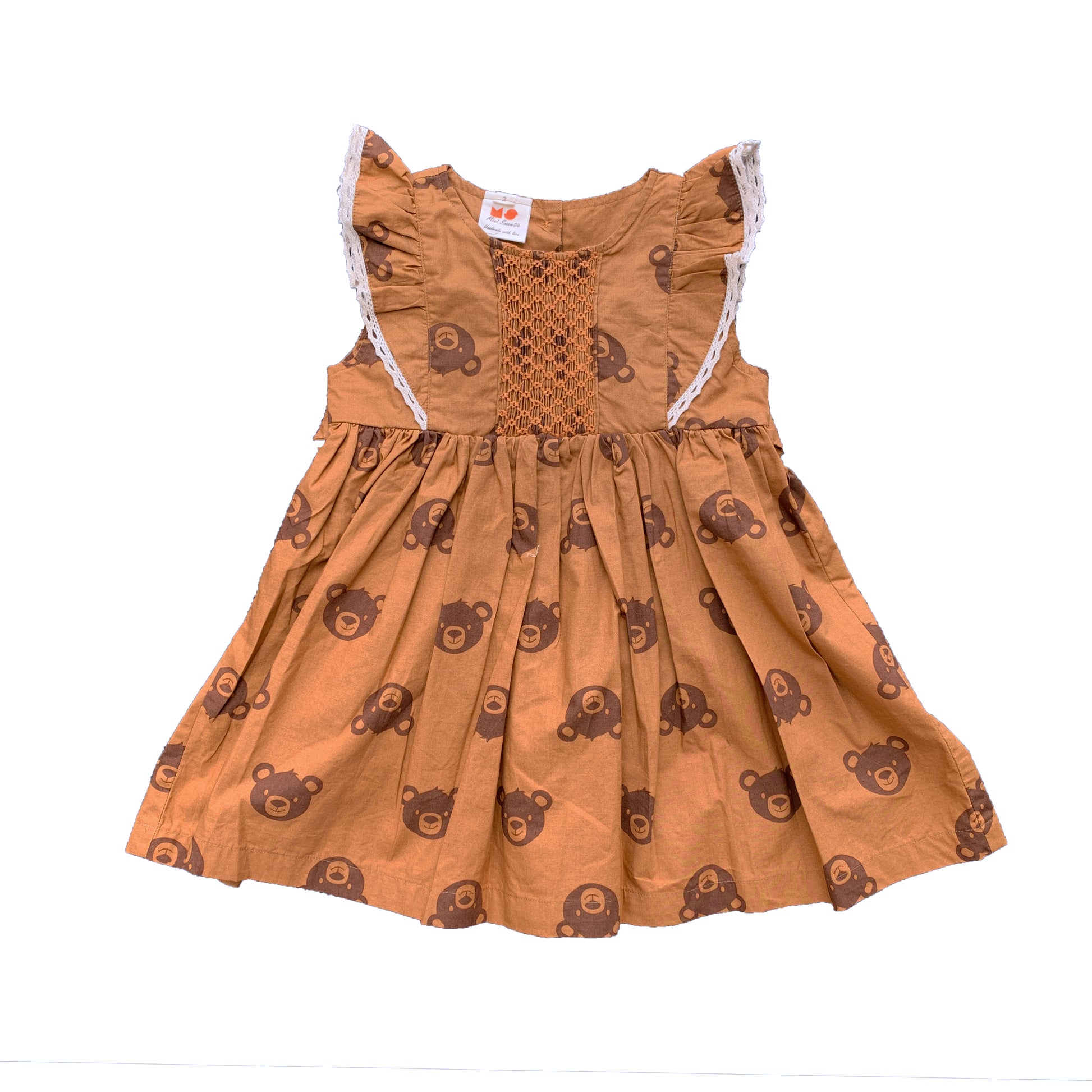 Teddy Bear Smocked Dress