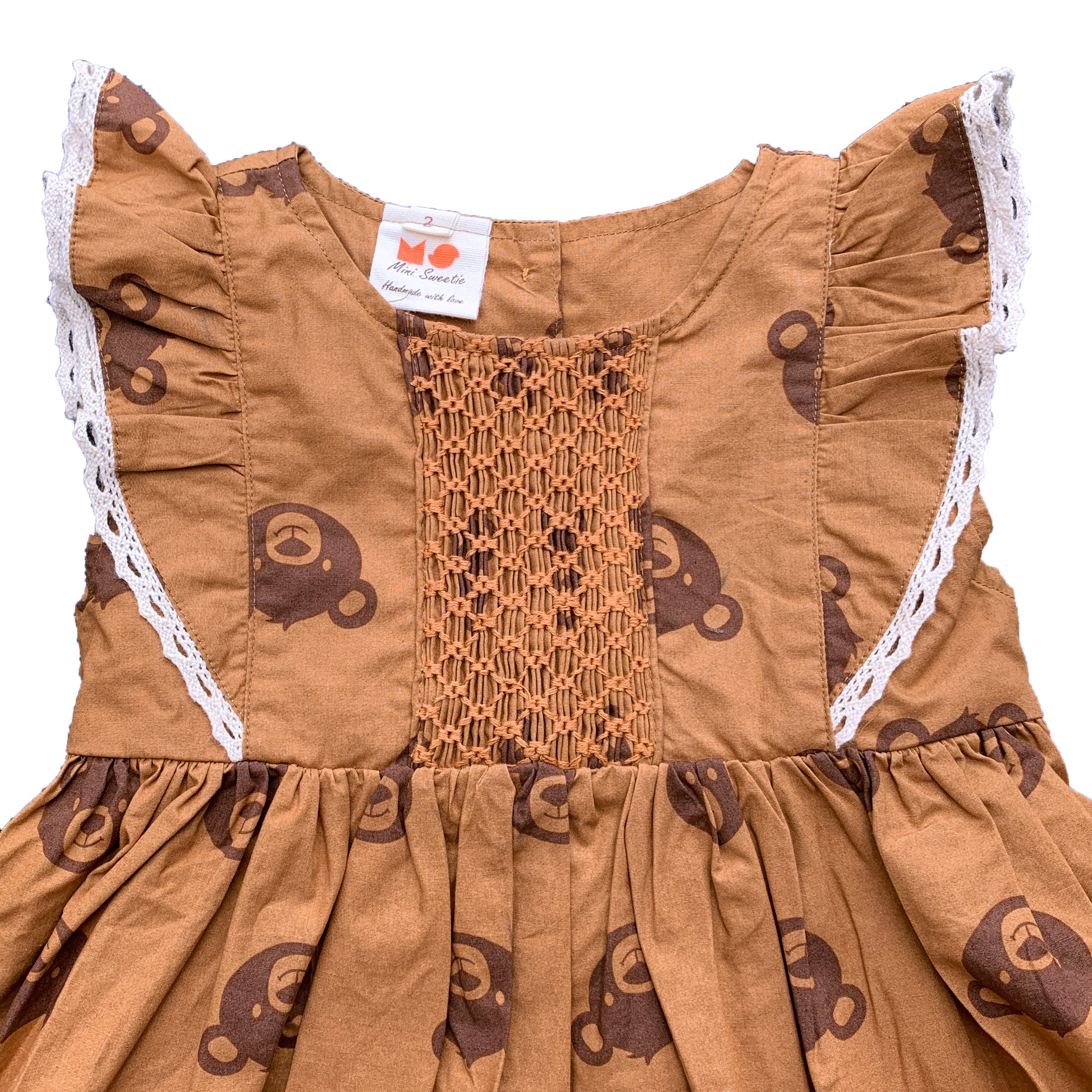 Teddy Bear Smocked Dress