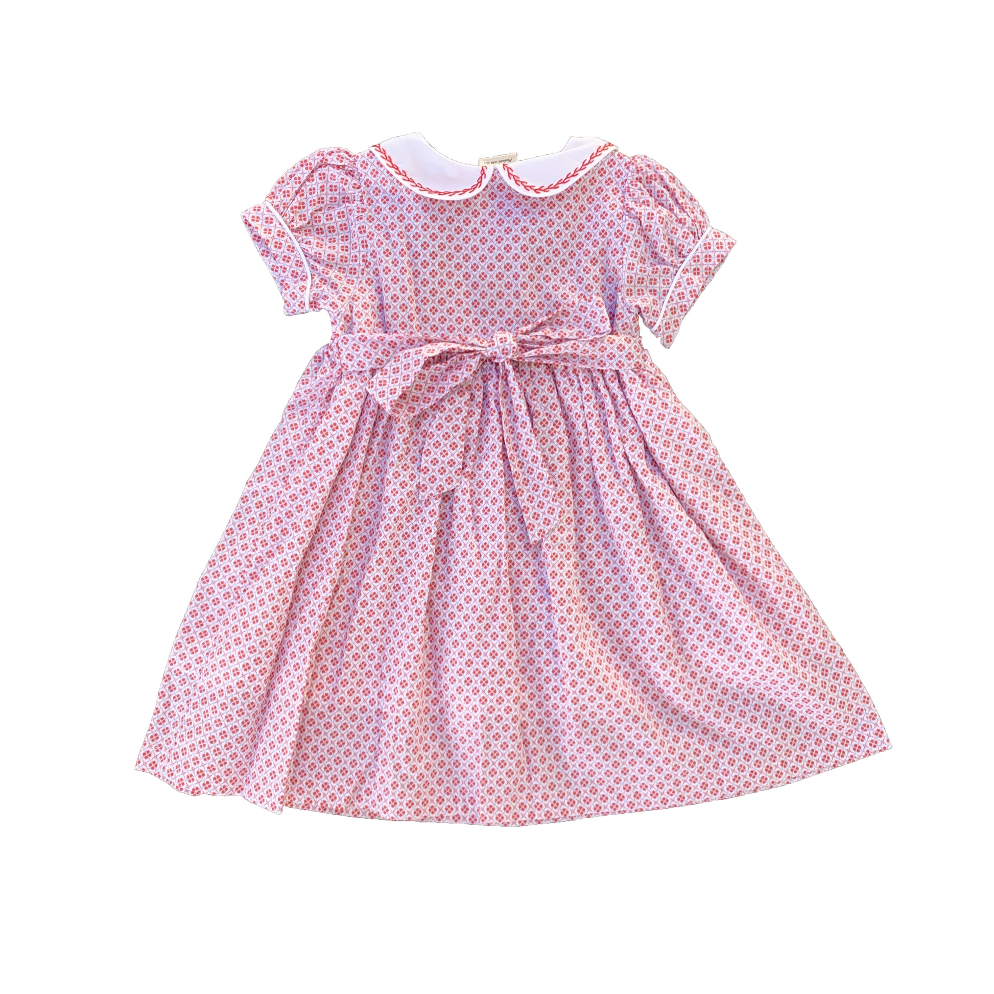 Four Leaf Clover Smocked Dress