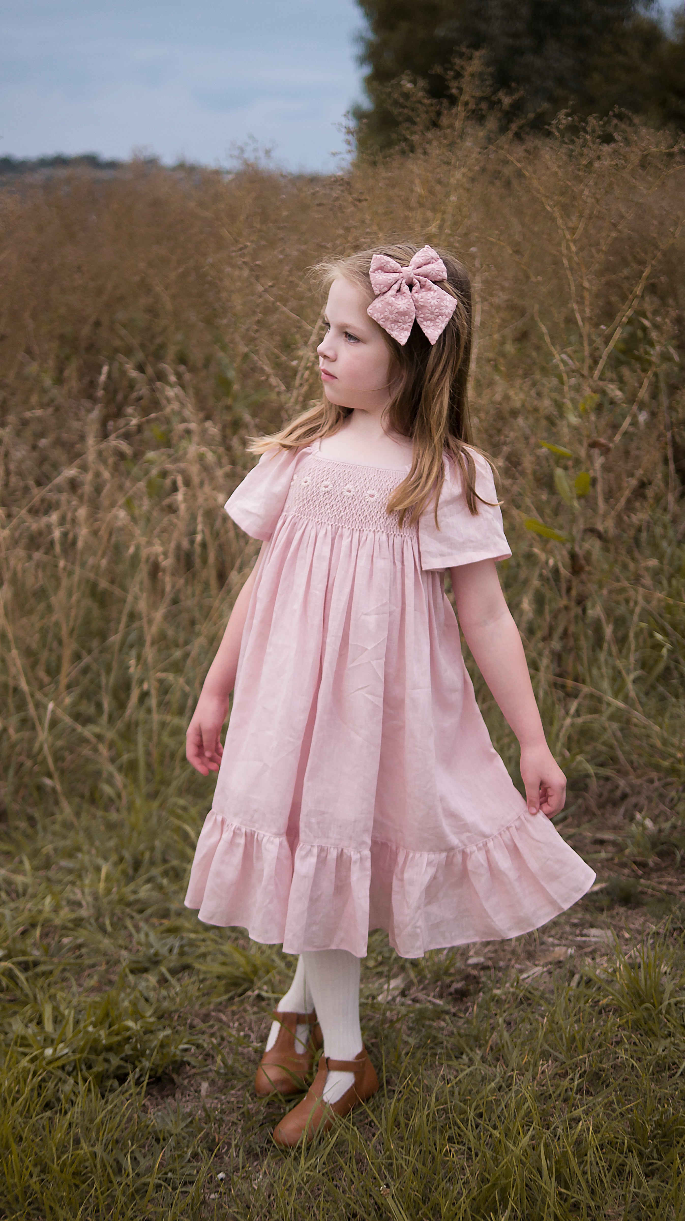 Baby girl sale smocked dress