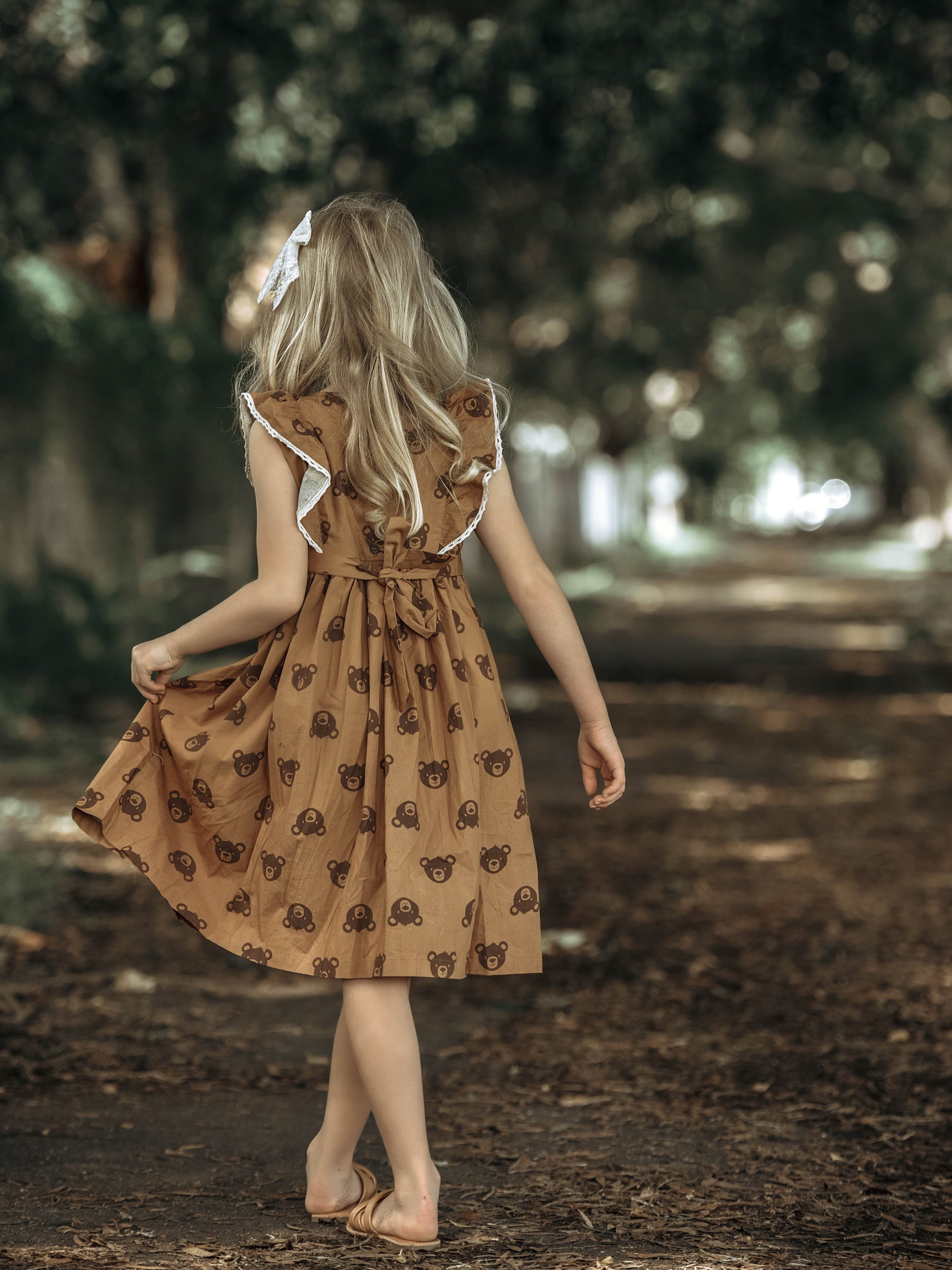 Teddy Bear Smocked Dress