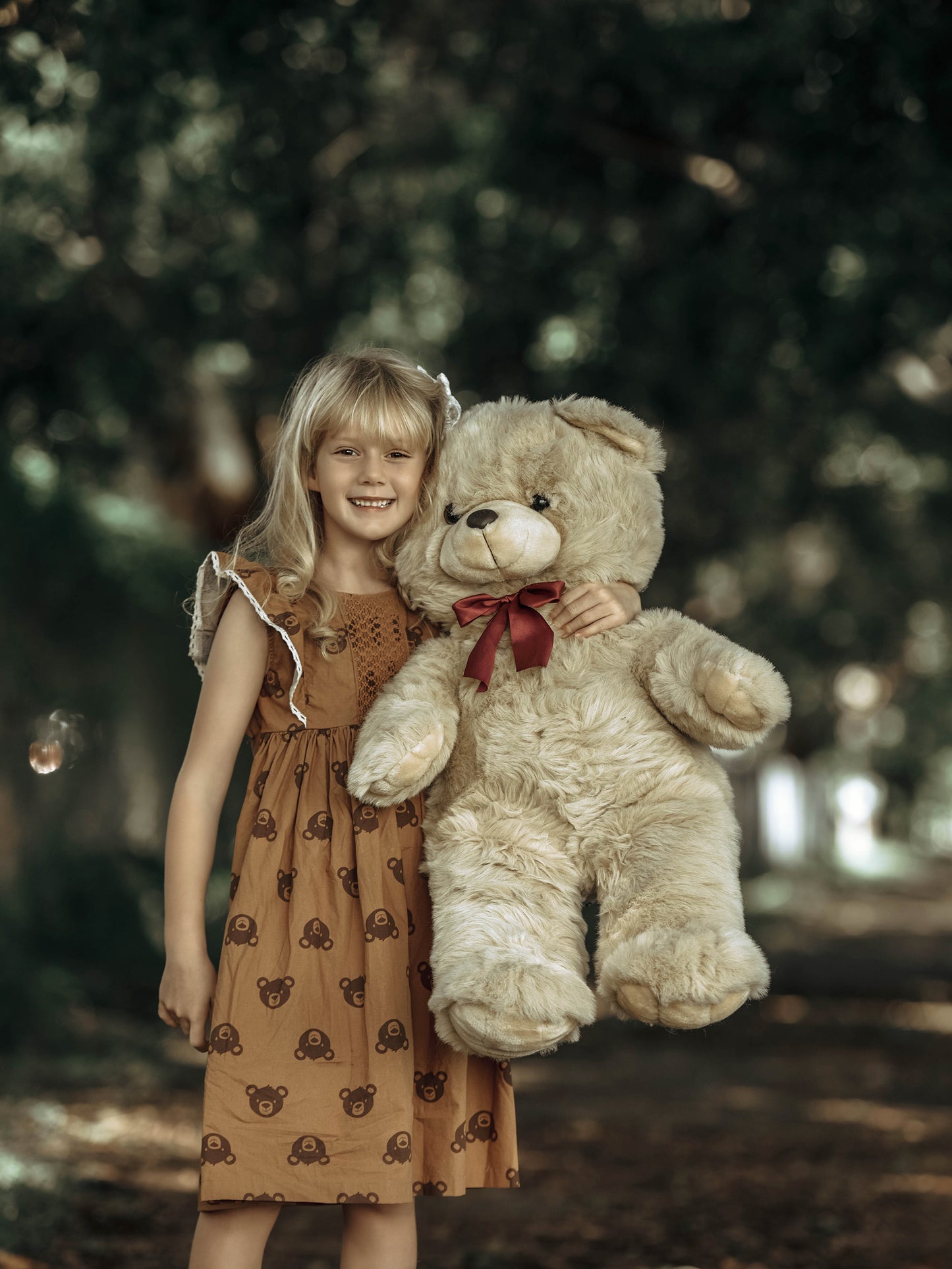 Teddy Bear Smocked Dress